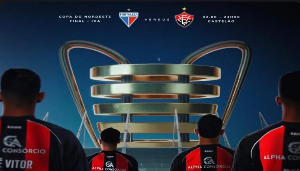 VITÓRIA VISITA FORTALEZA NO PRIMEIRO JOGO DA DECISÃO DO TÍTULO DA COPA DO NORDESTE